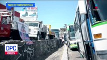 Transportistas realizaron manifestaciones para exigir mayor seguridad
