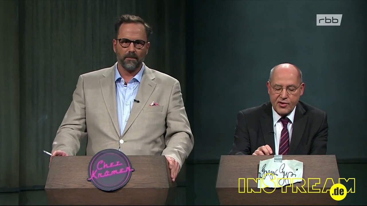 Gysi ist genervt von Kurt Krömer