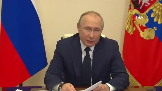 Rusya Devlet Başkanı Putin: Dost olmayan ülkelere doğalgaz satışı ödemelerinde Rus rublesine geçmeyi planlıyoruz