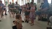 Port Macquarie pre-school students visiting elderly residents at Garden Village