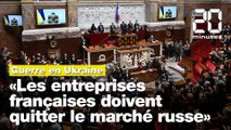 Guerre en Ukraine : Zelensky accuse des entreprises françaises d'être «des sponsors de la machine de guerre russe»