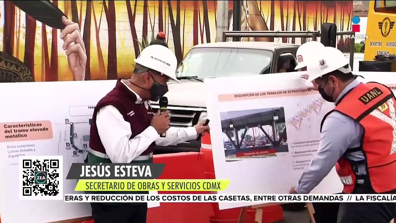 L12: Comienzan los trabajos de reforzamiento en el tramo elevado