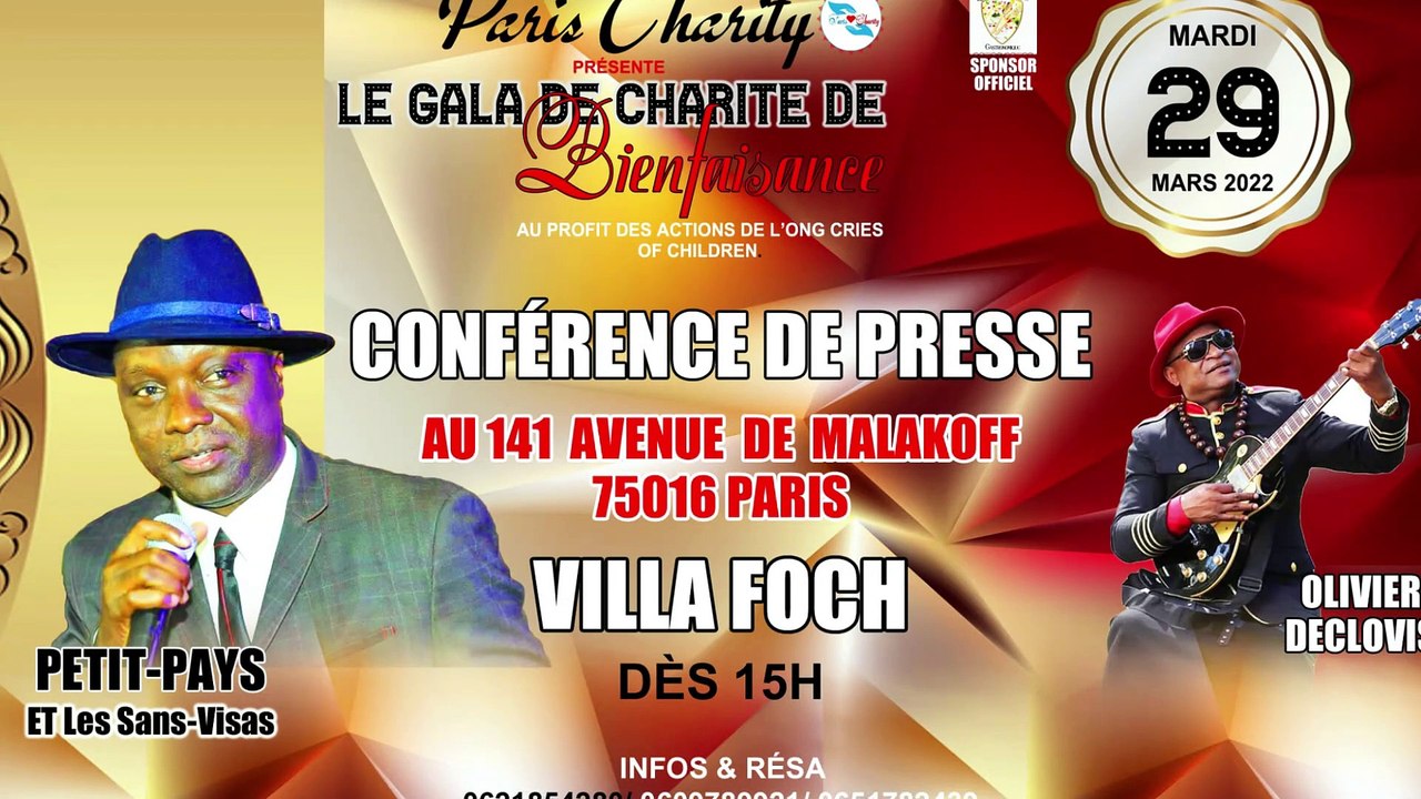 Spot Petit Pays conférence de presse du 29 mars 2022 en vue de la soirée en live du 18 juin 2022