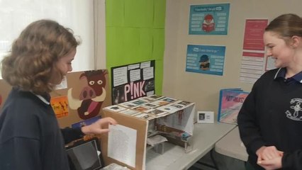 Student reporter Milla Swain interviews Kiara Tattersall.