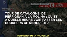 Tour de Catalogne de Perpignan à La Molina : quand et où verrez-vous passer les chauffeurs ce mercre