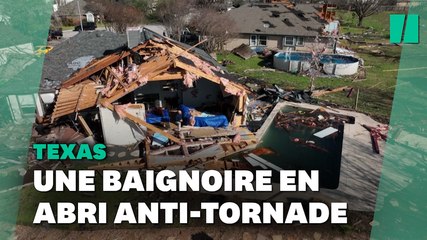 Ce couple du Texas a survécu à une tornade en se cachant dans leur baignoire