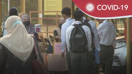 COVID-19 | Sesi persekolahan pelajar menengah bermula