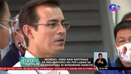Mayor Moreno, hindi raw natitinag sa dami ng taga-suporta ng kanyang mga kalaban base sa drone shots ng campaign rallies | SONA