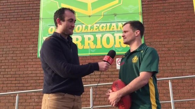 Warrnambool Standard Old Collegians' Jason 'Mo' Moloney