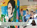 Anuncian ganadores de la segunda fase del Concurso de Murales Bicentenario de la Batalla de Carabobo