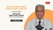 5 perkara penting kenyataan media harian PKP - 06 April 2021