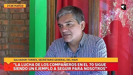 “La lucha de los compañeros en el 70 sigue siendo un ejemplo a seguir para nosotros”