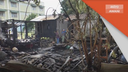 Kebakaran | Lima pondok pelajar madrasah hangus terbakar
