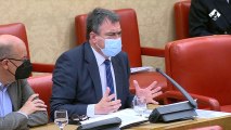 Aitor Esteban (PNV) ante el ministro Albares en la Comisión de Exteriores.