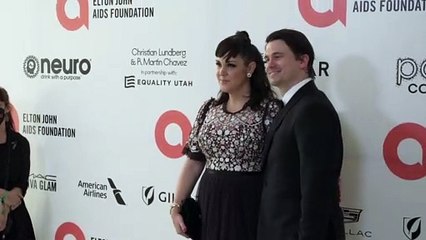 Melanie Lynskey and Jason Ritter at 30th annual Elton John Aids Foundation Academy Awards Viewing Party