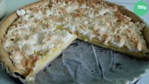 Tarte au citron et sa meringue légèrement craquante