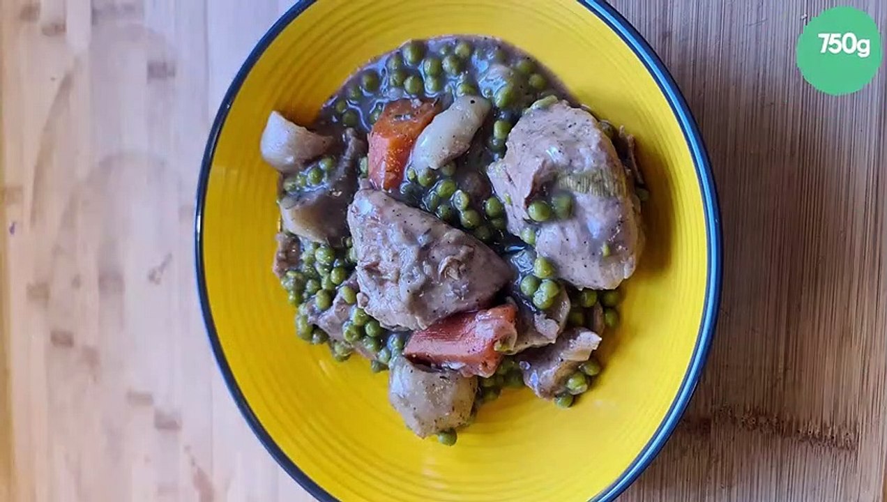 Navarin de dinde, navets et carottes