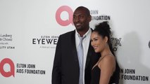 Metta World Peace and Maya Ford-Artest at 30th annual Elton John Aids Foundation Academy Awards Viewing Party