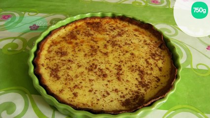 Tarte au chocolat blanc