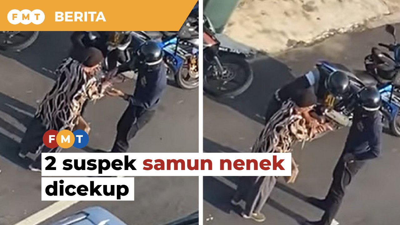 2 suspek samun nenek dicekup