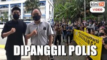 Dua aktivis dipanggil polis berhubung protes aman di luar Parlimen