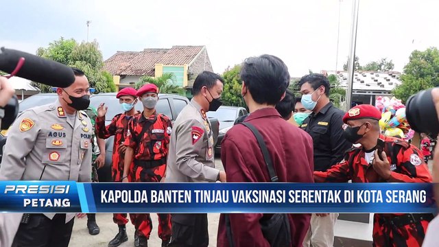 Fokus Akselerasi Booster Jelang Ramadhan, Kapolda Banten Tinjau Vaksinasi Serentak di Kota Serang