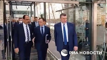 La delegación rusa sale de su reunión con Ucrania en Turquía