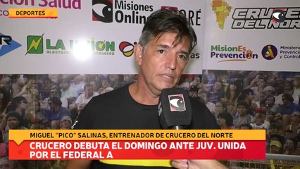 Crucero debuta el domingo ante Juv. Unida por el Federal A