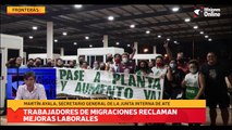 Trabajadores de Migraciones reclaman mejoras laborales