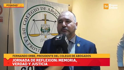 Jornada de Reflexion Memoria, Verdad y Justicia