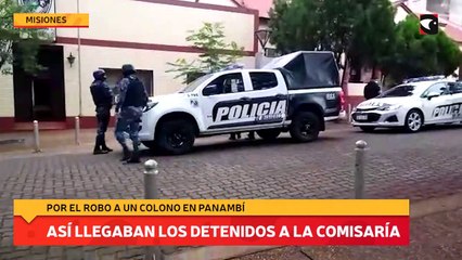 Así llegaban los detenidos a la comisaría