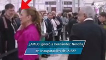 Tras video viral, Fernández Noroña aclara si AMLO lo ignoró en inauguración del AIFA