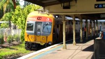 The Blue Mountains train line has partially reopened ... after being damaged due to recent floods.