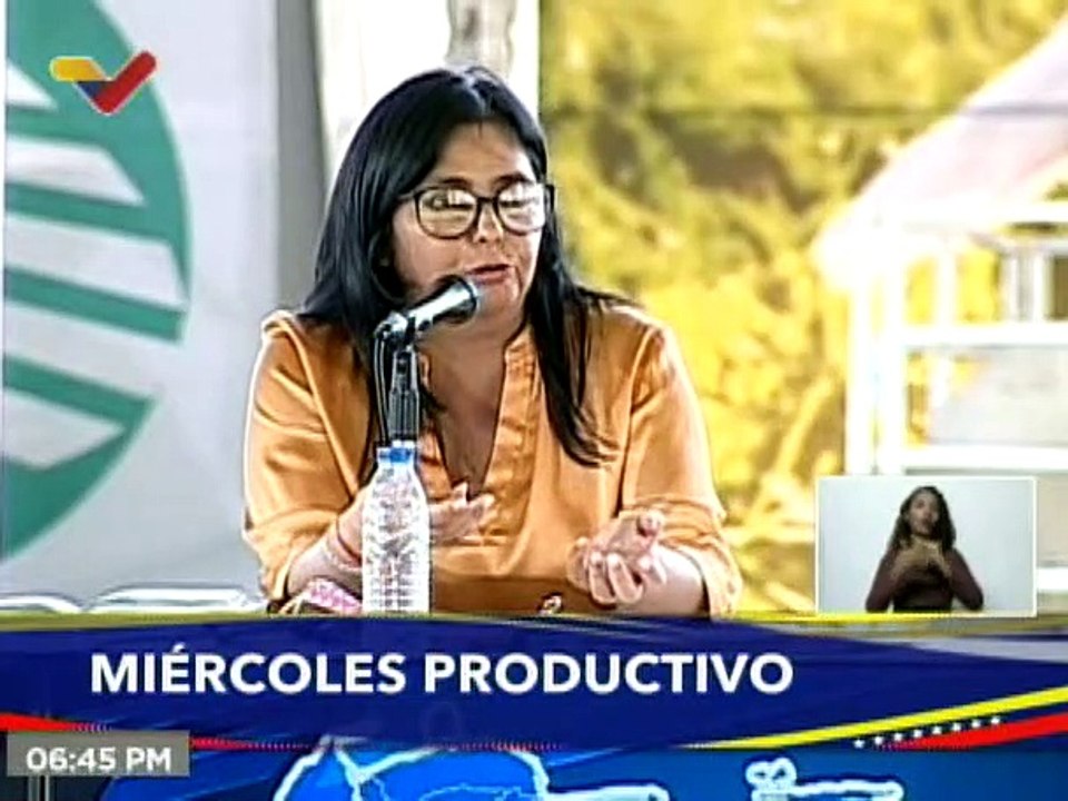 Vicepdta. Delcy Rodríguez: Logramos reducir la importación de arroz blanco en el país