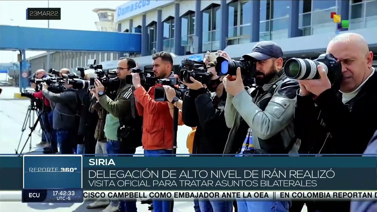 Delegación iraní realiza visita a Damasco para fortalecer nexos bilaterales