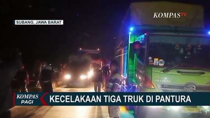 Tiga Truk Terlibat Kecelakaan di Pantura, Satu Sopir Meninggal Dunia