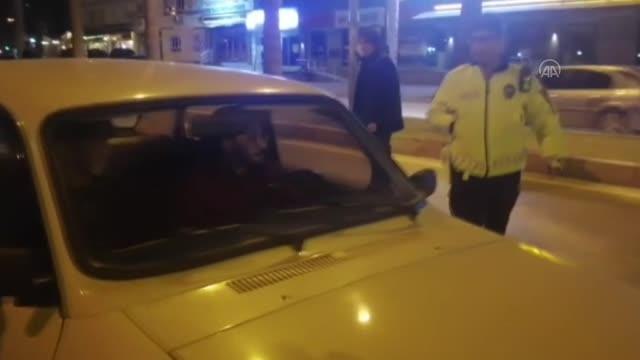 Kozan ilçesinde polis uygulama yaptı