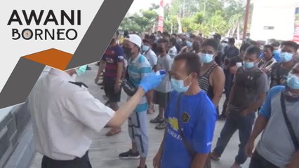 Pekerja Indonesia | Kapasiti saringan di pos sempadan capai had maksimum