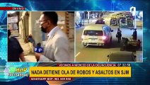 Nadie detiene ola de robos y asaltos en calles de SJM