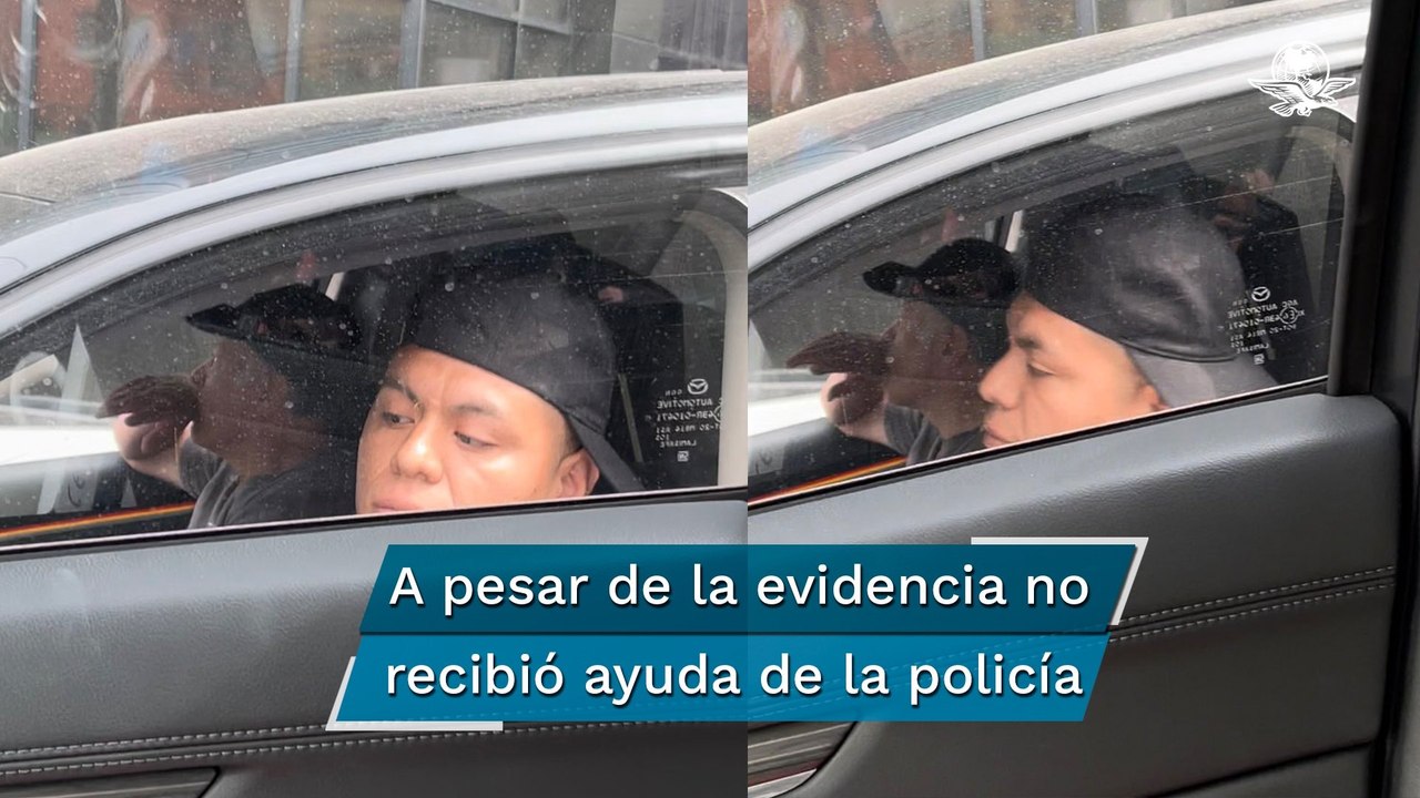 Montachoques golpean auto de actriz, pide ayuda y policía le dice: "los tiene que alcanzar"