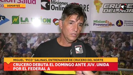 Crucero debuta el domingo ante Juv. Unida por el Federal A