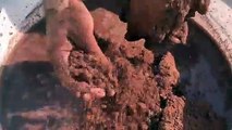 Rich Gritty Huge Red Dirt Sand Cement Water Crumble Cr: ASMR Chunks❤