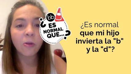 ¿Es normal que mi hijo invierta la b y d?