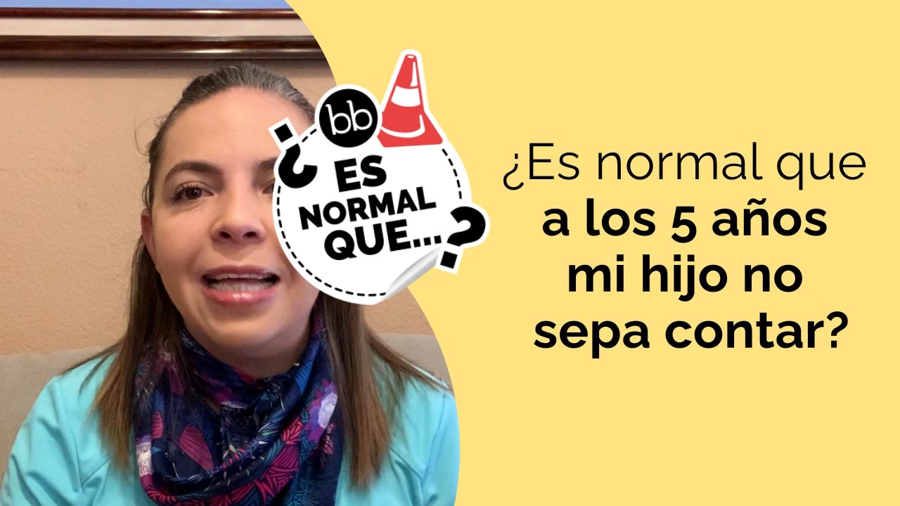 ¿Es normal que a los 5 años NO sepa CONTAR?