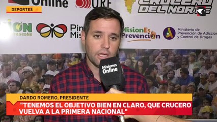 "Tenemos el objetivo bien en claro, que Crucero vuelva a la Primera Nacional"