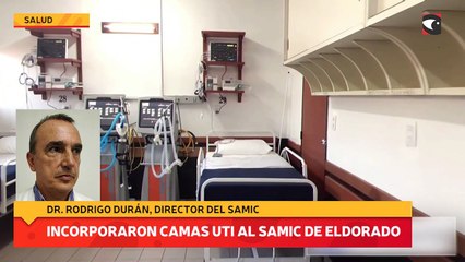 Incorporaron camas UTI al Samic de Eldorado