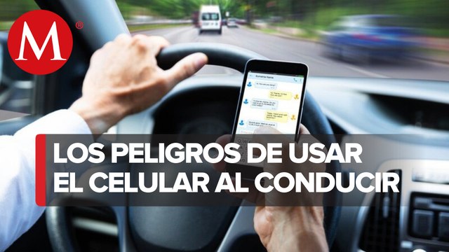 El uso del celular es uno de los principales causantes de accidentes viales en la CDMX