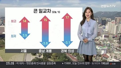 [날씨] 한낮 봄기운 물씬…내일 밤 전국 많고 강한 비