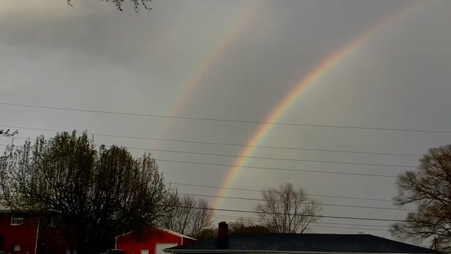 Thunderstorm leaves behind a spectacular sight in Tennessee