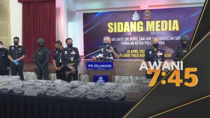 Sindiket Dadah | 297 kg dadah bernilai RM17.55 juta dirampas